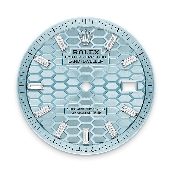 rolex Land-Dweller em Platina, m127286tbr-0001 - Pedrart