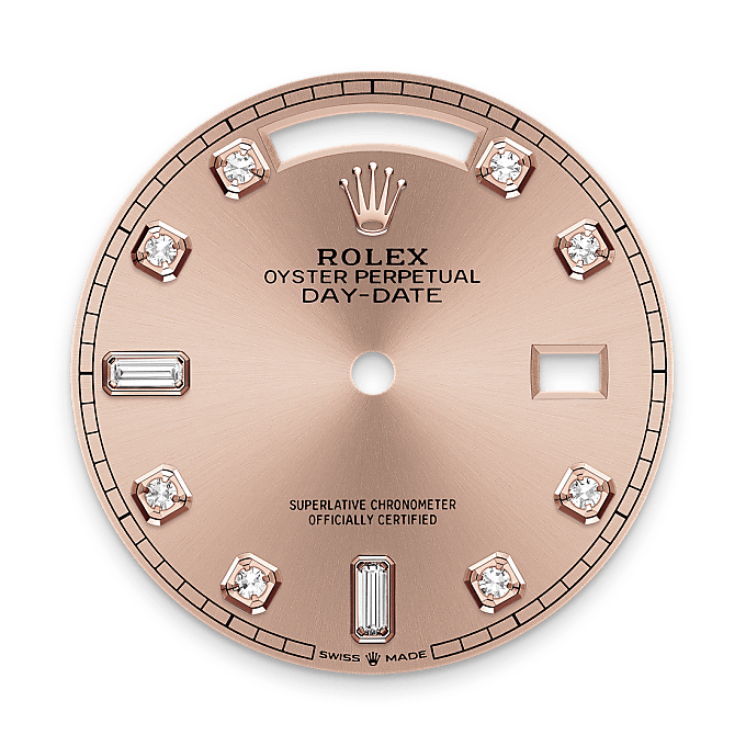 rolex Day-Date em Ouro Everose 18 quilates, m128235-0009 - Pedrart