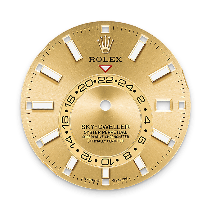 rolex Sky-Dweller em Rolesor amarelo – combinação de aço Oystersteel e ouro amarelo, m336933-0001 - Pedrart