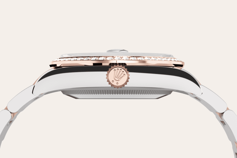 rolex Datejust em Rolesor Everose – combinação de aço Oystersteel e ouro Everose, m126281rbr-0016 - Pedrart