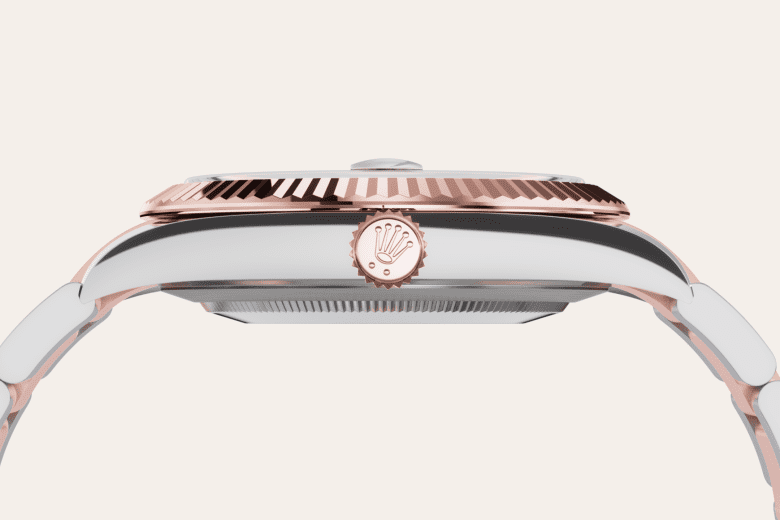 rolex Datejust em Rolesor Everose – combinação de aço Oystersteel e ouro Everose, m126331-0007 - Pedrart