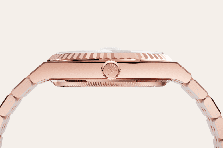 rolex Land-Dweller em Ouro Everose 18 quilates, m127235-0001 - Pedrart