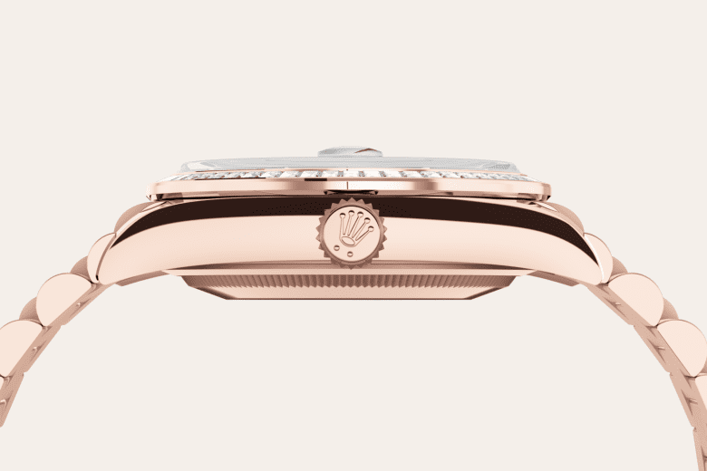 rolex Day-Date em Ouro Everose 18 quilates, m128395tbr-0032 - Pedrart