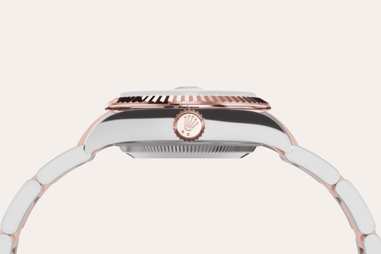 rolex Lady-Datejust em Rolesor Everose – combinação de aço Oystersteel e ouro Everose, m279171-0028 - Pedrart
