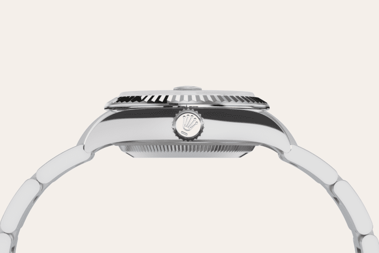 rolex Lady-Datejust em Rolesor branco – combinação de aço Oystersteel e ouro branco, m279174-0020 - Pedrart