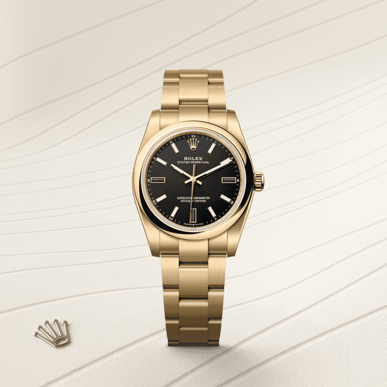 rolex Oyster Perpetual em Ouro amarelo 18 quilates, m124208-0001 - Pedrart