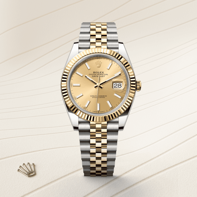 rolex Datejust em Rolesor amarelo – combinação de aço Oystersteel e ouro amarelo, m126333-0010 - Pedrart