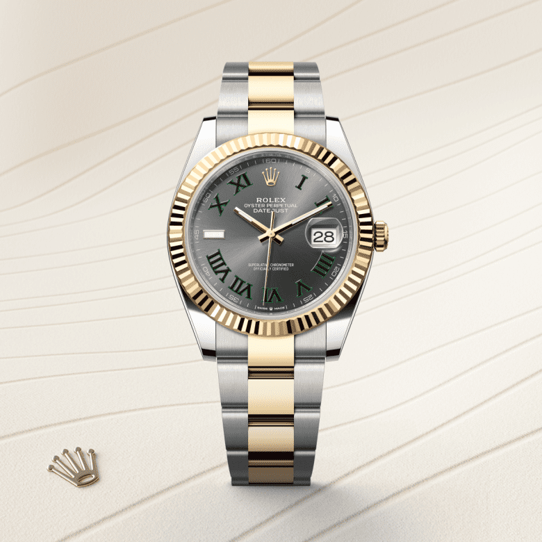 rolex Datejust em Rolesor amarelo – combinação de aço Oystersteel e ouro amarelo, m126333-0019 - Pedrart