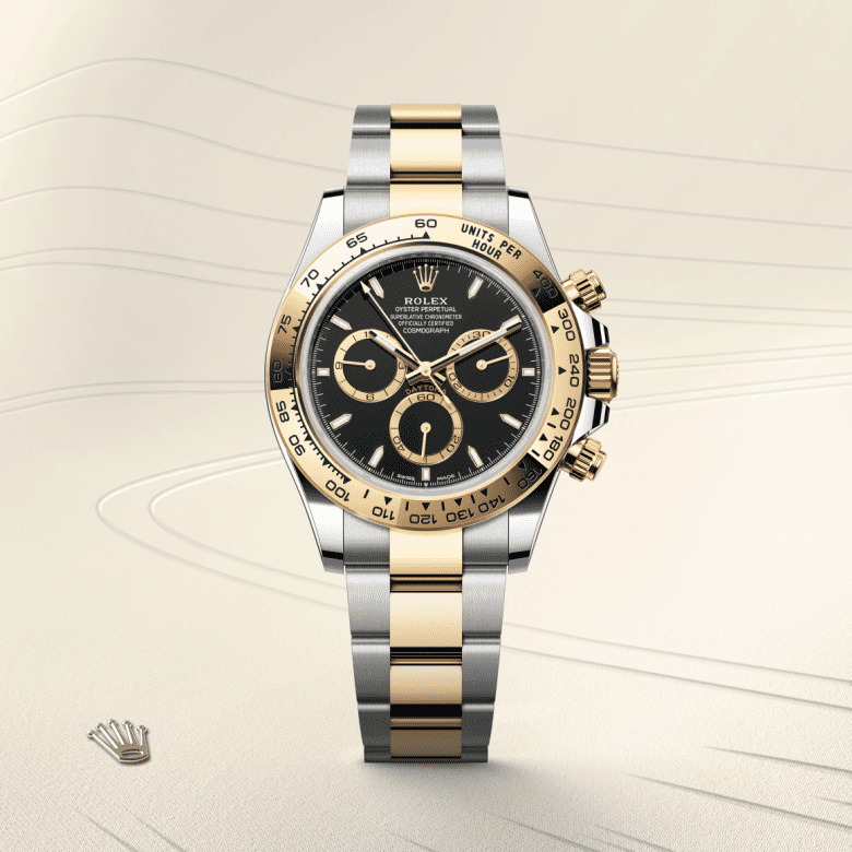 rolex Cosmograph Daytona em Rolesor amarelo – combinação de aço Oystersteel e ouro amarelo, m126503-0003 - Pedrart