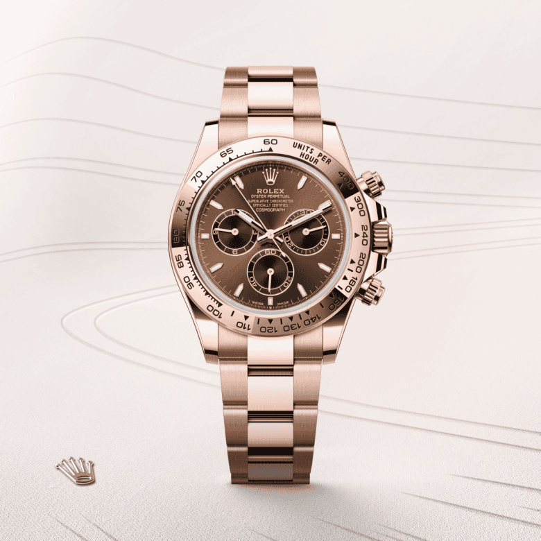 rolex Cosmograph Daytona em Ouro Everose 18 quilates, m126505-0005 - Pedrart