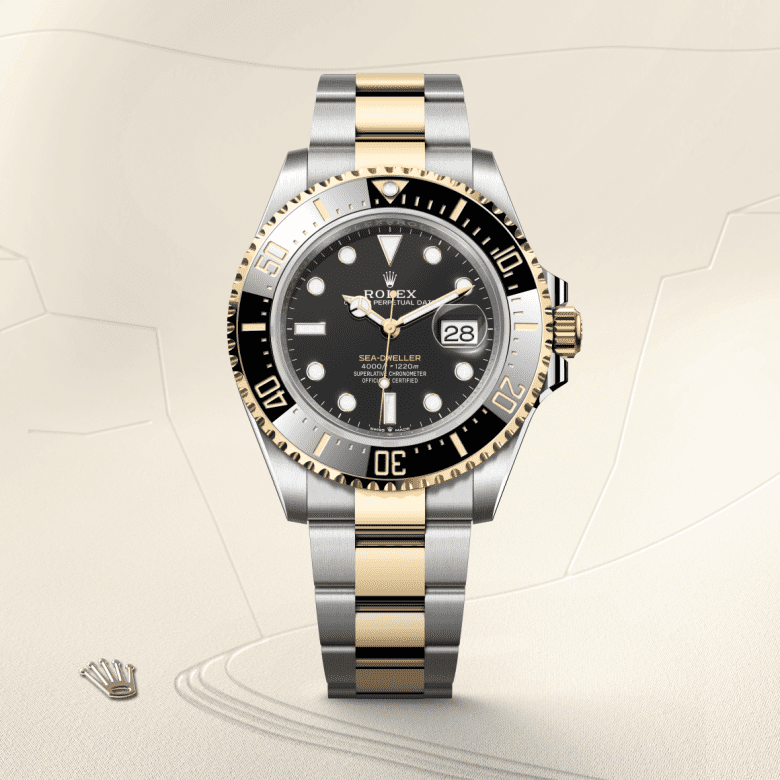 rolex Sea-Dweller em Rolesor amarelo – combinação de aço Oystersteel e ouro amarelo, m126603-0001 - Pedrart
