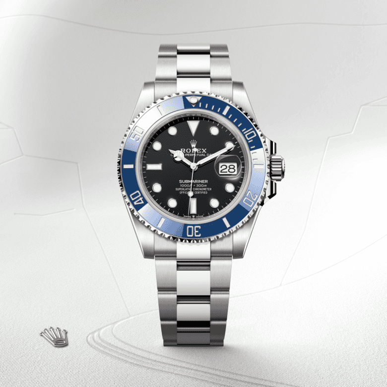 rolex Submariner em ouro branco 18 quilates, m126619lb-0003 - Pedrart