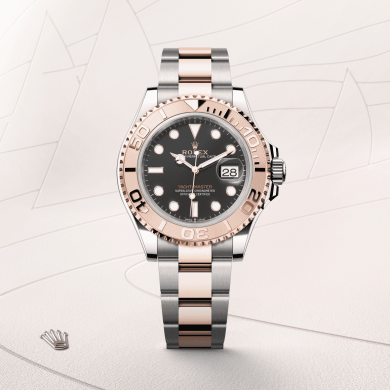 rolex Yacht-Master em Rolesor Everose – combinação de aço Oystersteel e ouro Everose, m126621-0002 - Pedrart