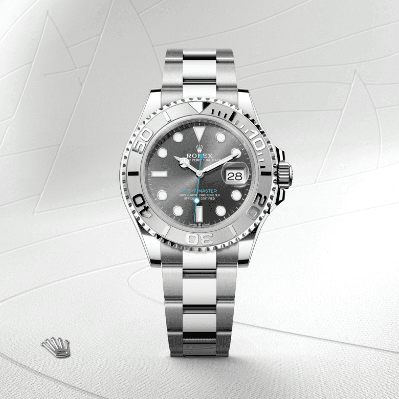 rolex Yacht-Master em Rolesium – combinação de aço Oystersteel e platina, m126622-0001 - Pedrart