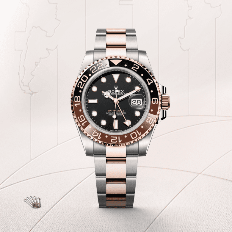 rolex GMT-Master II em Rolesor Everose – combinação de aço Oystersteel e ouro Everose, m126711chnr-0002 - Pedrart