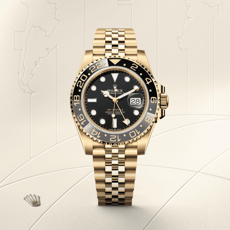 rolex GMT-Master II em Ouro amarelo 18 quilates, m126718grnr-0001 - Pedrart
