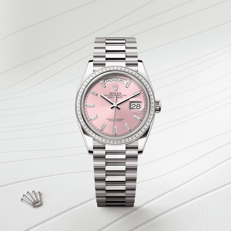 rolex Day-Date em ouro branco 18 quilates, m128399tbr-0029 - Pedrart