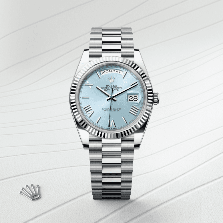 rolex Day-Date em Platina, m228236-0012 - Pedrart