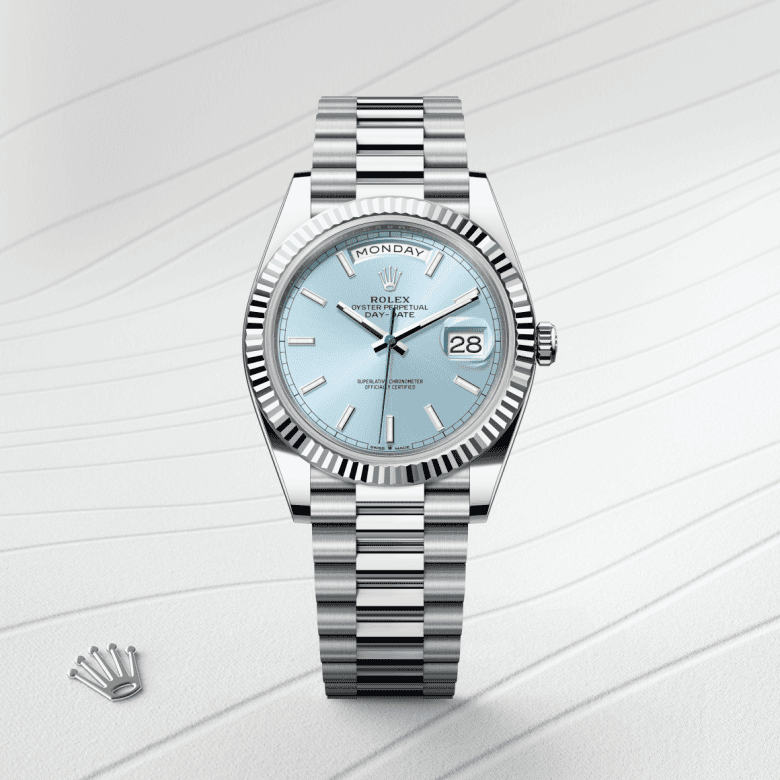 rolex Day-Date em Platina, m228236-0018 - Pedrart
