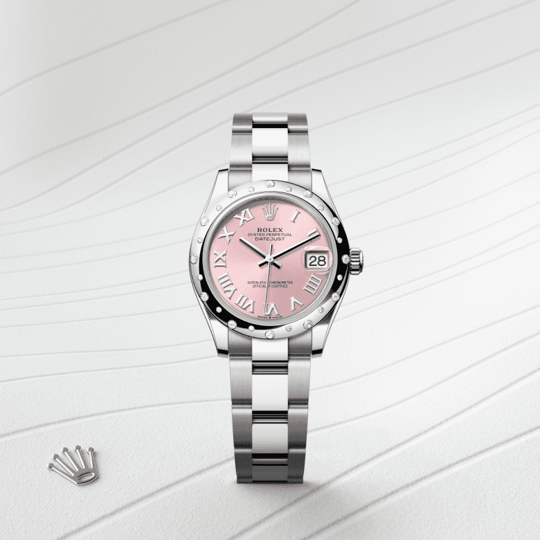 rolex Datejust em Rolesor branco – combinação de aço Oystersteel e ouro branco, m278344rbr-0021 - Pedrart