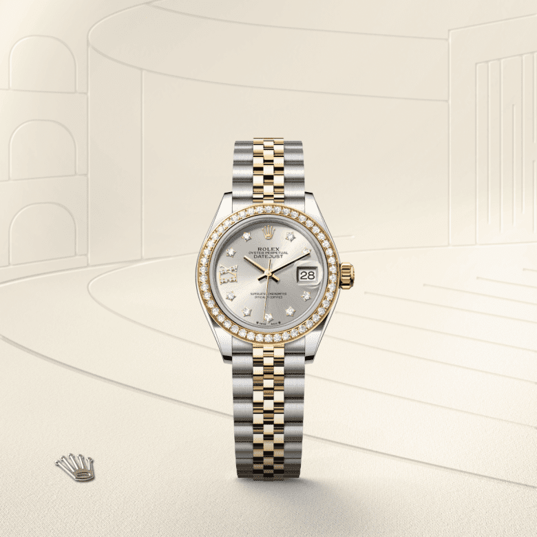 rolex Lady-Datejust em Rolesor amarelo – combinação de aço Oystersteel e ouro amarelo, m279383rbr-0003 - Pedrart