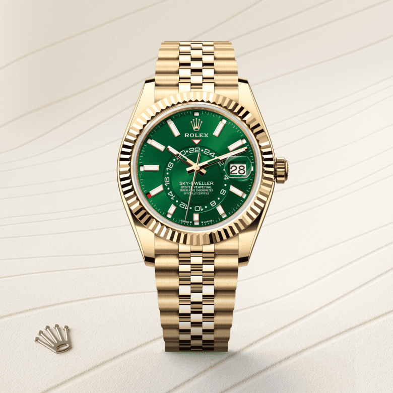 rolex Sky-Dweller em Ouro amarelo 18 quilates, m336938-0008 - Pedrart