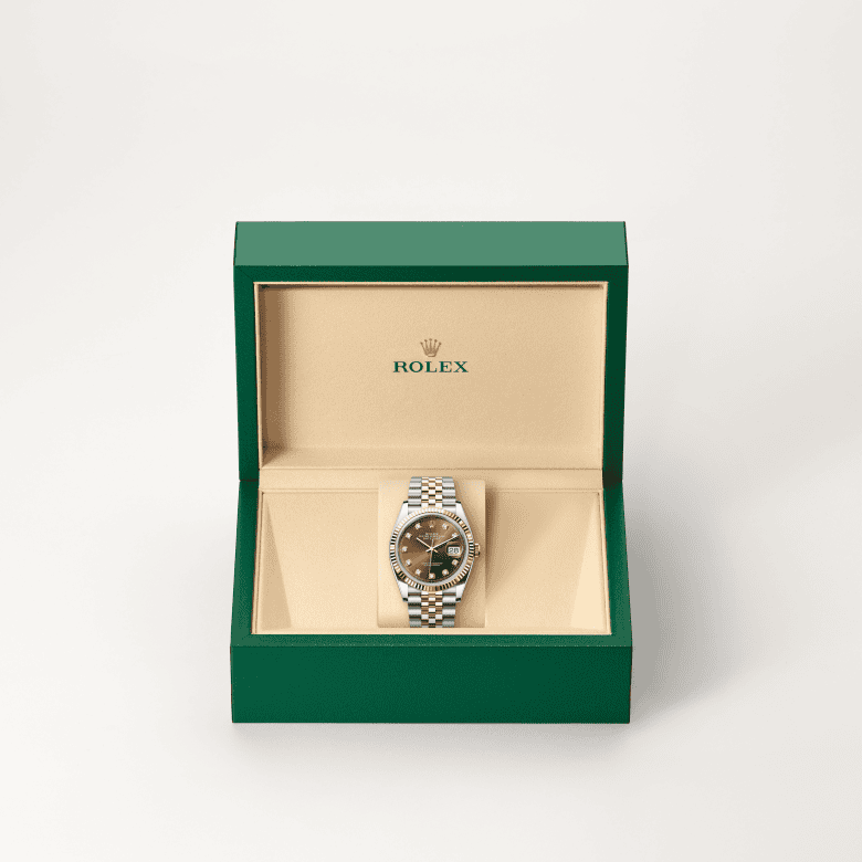 rolex Datejust em Rolesor Everose – combinação de aço Oystersteel e ouro Everose, m126231-0053 - Pedrart