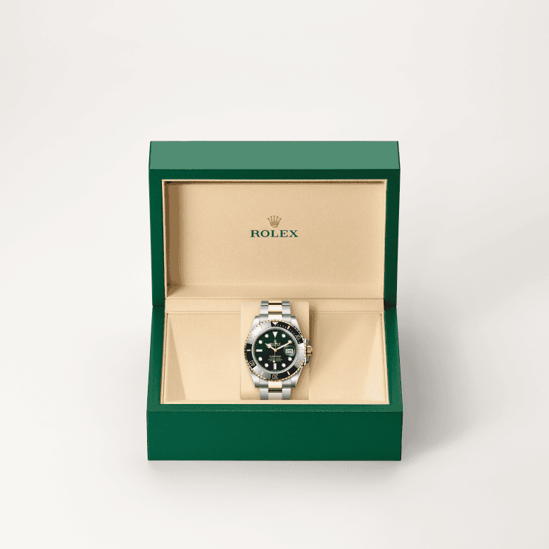 rolex Submariner em Rolesor amarelo – combinação de aço Oystersteel e ouro amarelo, m126613ln-0002 - Pedrart