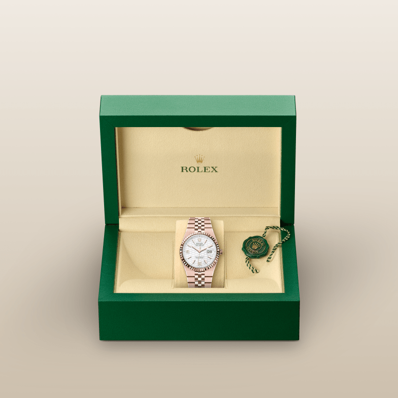 rolex Land-Dweller em Ouro Everose 18 quilates, m127235-0001 - Pedrart