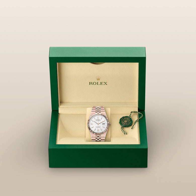rolex Land-Dweller em Ouro Everose 18 quilates, m127335-0001 - Pedrart