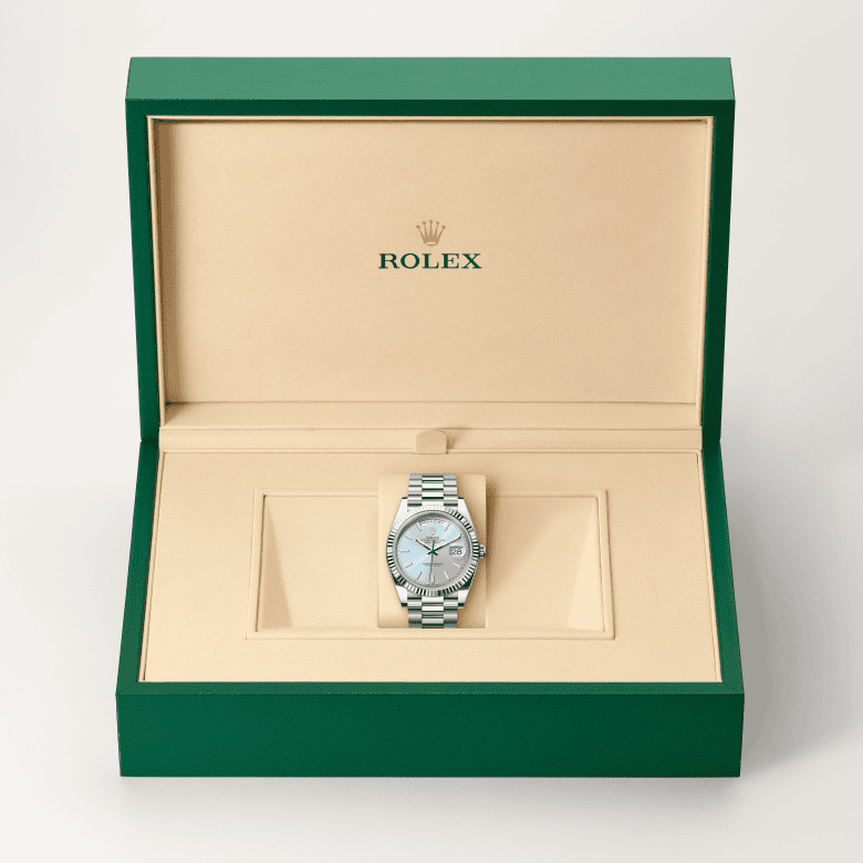 rolex Day-Date em Platina, m228236-0018 - Pedrart