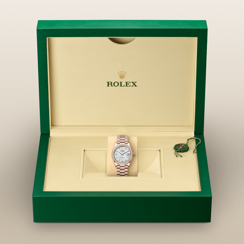 rolex Datejust em Ouro Everose 18 quilates, m278285rbr-0005 - Pedrart