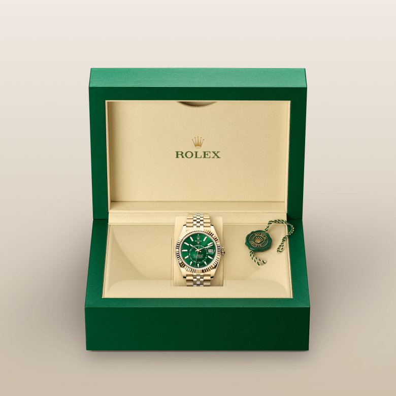 rolex Sky-Dweller em Ouro amarelo 18 quilates, m336938-0008 - Pedrart
