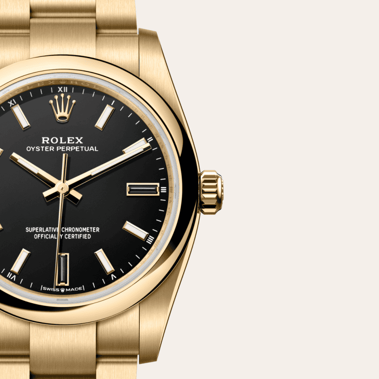 rolex Oyster Perpetual em Ouro amarelo 18 quilates, m124208-0001 - Pedrart