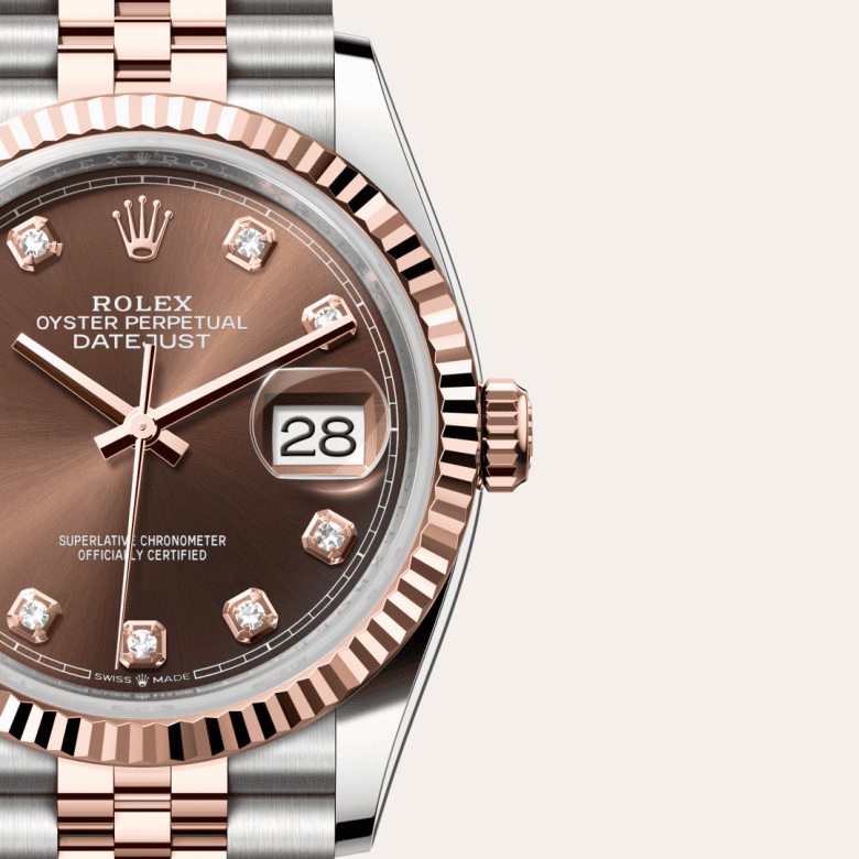 rolex Datejust em Rolesor Everose – combinação de aço Oystersteel e ouro Everose, m126231-0053 - Pedrart