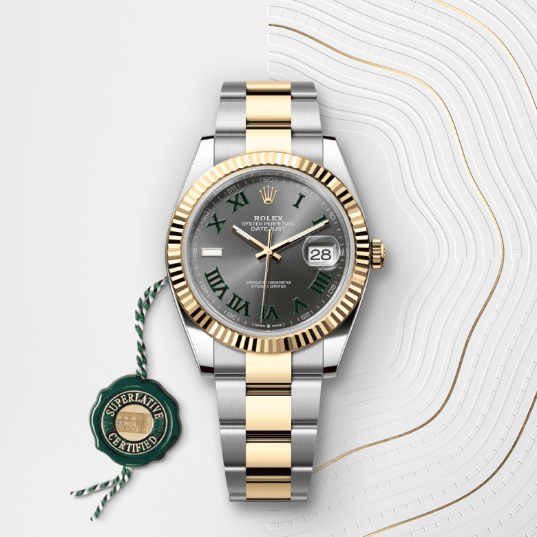 rolex Datejust em Rolesor amarelo – combinação de aço Oystersteel e ouro amarelo, m126333-0019 - Pedrart