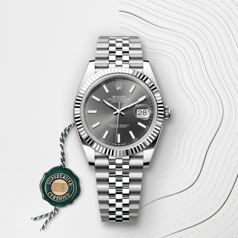 rolex Datejust em Rolesor branco – combinação de aço Oystersteel e ouro branco, m126334-0014 - Pedrart