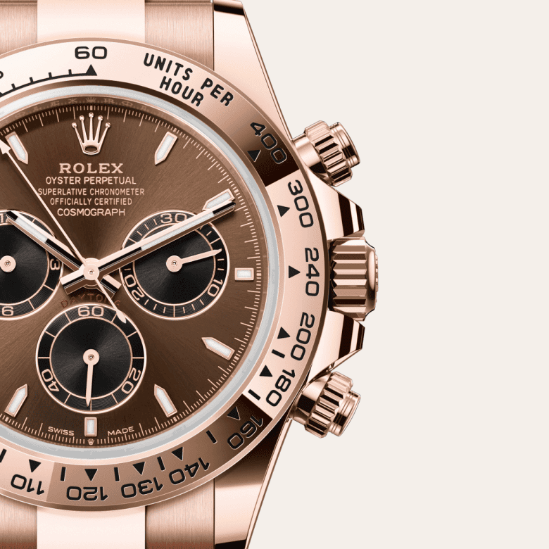 rolex Cosmograph Daytona em Ouro Everose 18 quilates, m126505-0005 - Pedrart