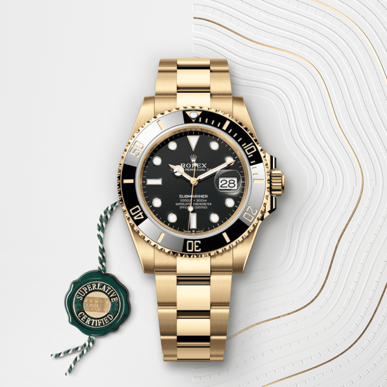 rolex Submariner em Ouro amarelo 18 quilates, m126618ln-0002 - Pedrart