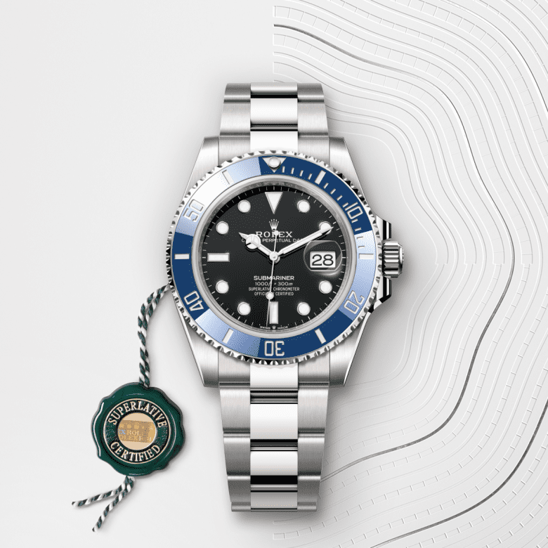 rolex Submariner em ouro branco 18 quilates, m126619lb-0003 - Pedrart