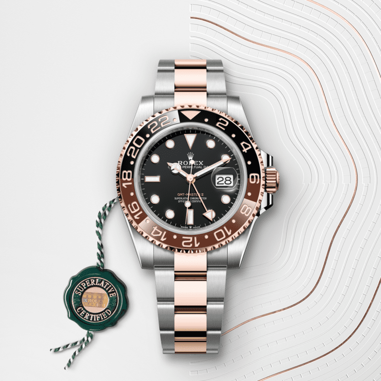 rolex GMT-Master II em Rolesor Everose – combinação de aço Oystersteel e ouro Everose, m126711chnr-0002 - Pedrart
