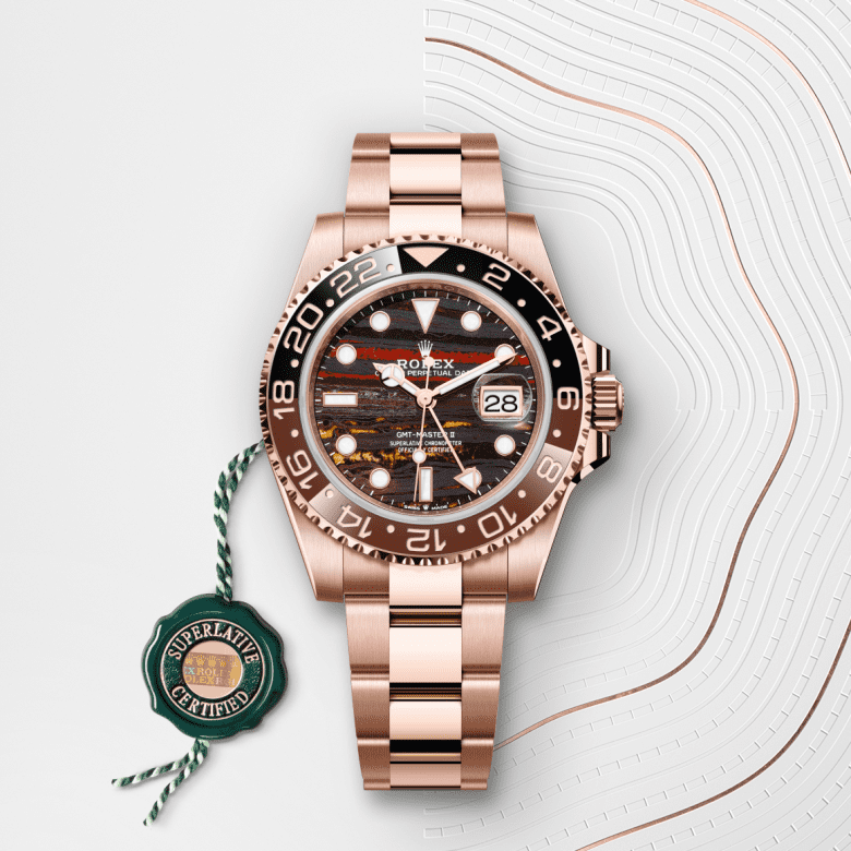 rolex GMT-Master II em Ouro Everose 18 quilates, m126715chnr-0002 - Pedrart
