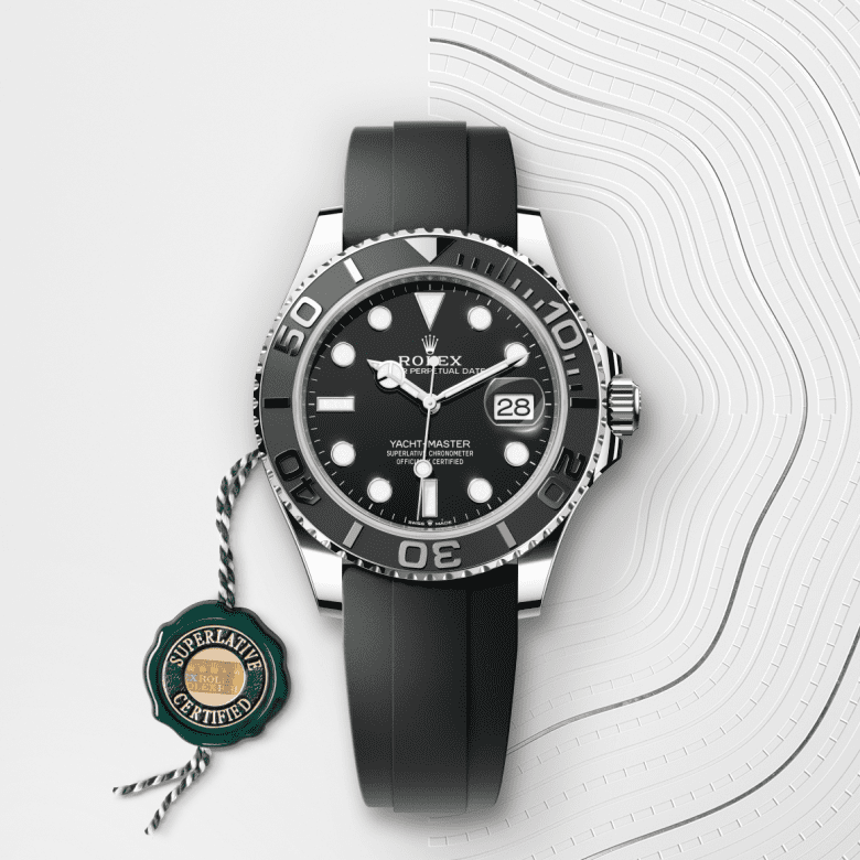 rolex Yacht-Master em ouro branco 18 quilates, m226659-0002 - Pedrart