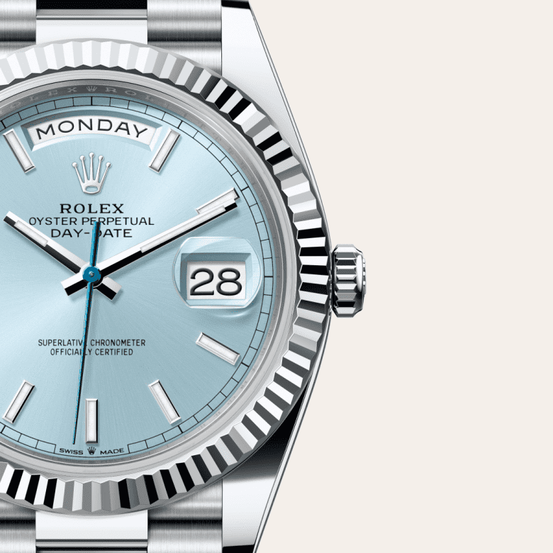 rolex Day-Date em Platina, m228236-0018 - Pedrart