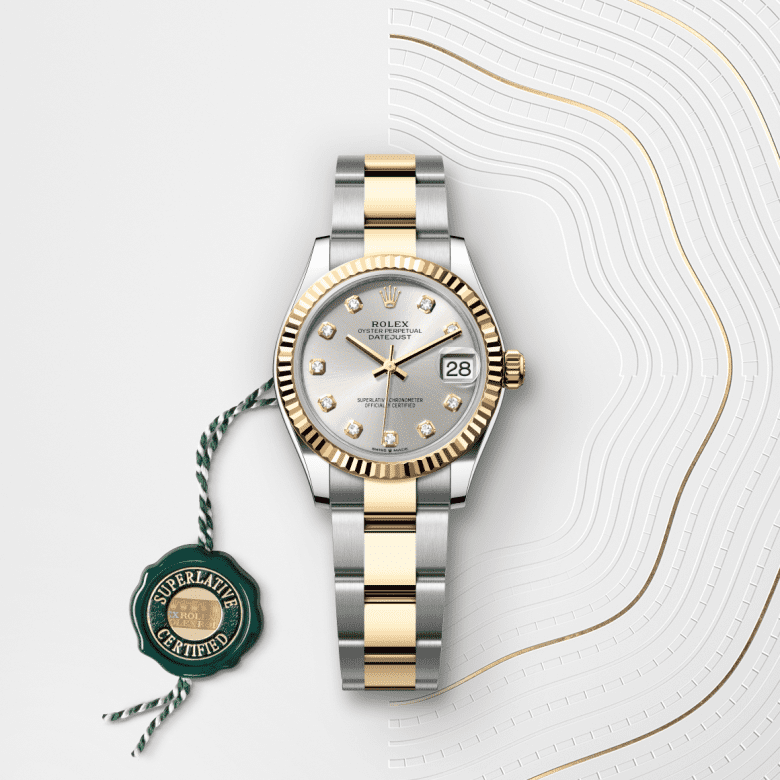 rolex Datejust em Rolesor amarelo – combinação de aço Oystersteel e ouro amarelo, m278273-0019 - Pedrart