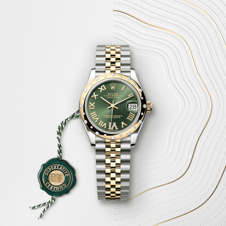 rolex Datejust em Rolesor amarelo – combinação de aço Oystersteel e ouro amarelo, m278343rbr-0016 - Pedrart
