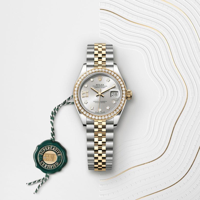rolex Lady-Datejust em Rolesor amarelo – combinação de aço Oystersteel e ouro amarelo, m279383rbr-0003 - Pedrart