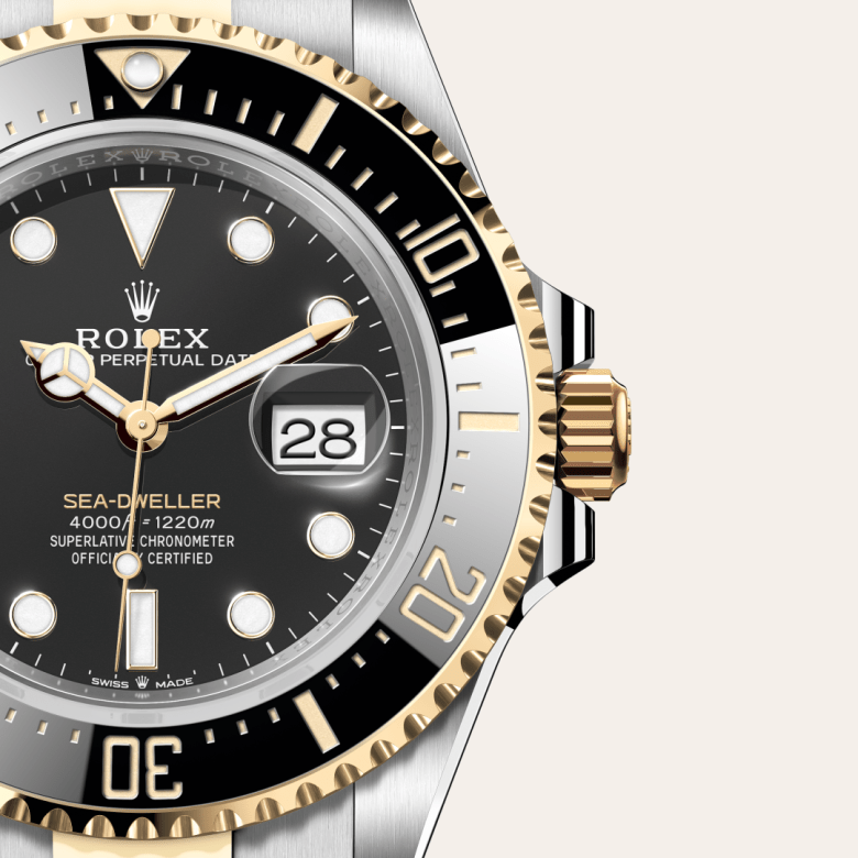 rolex Sea-Dweller em Rolesor amarelo – combinação de aço Oystersteel e ouro amarelo, m126603-0001 - Pedrart