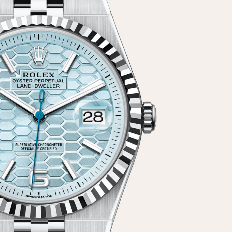 rolex Land-Dweller em Platina, m127336-0001 - Pedrart