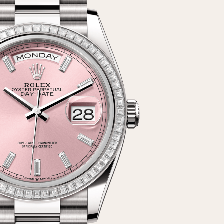 rolex Day-Date em ouro branco 18 quilates, m128399tbr-0029 - Pedrart